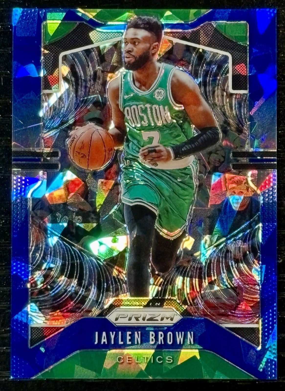 2019-20 Panini Prizm - Jaylen Brown #40 Blue Ice Prizm #/99