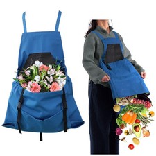 Gardening Apron Harvest Garden Aprons with Pockets for Women and Men Canvas..