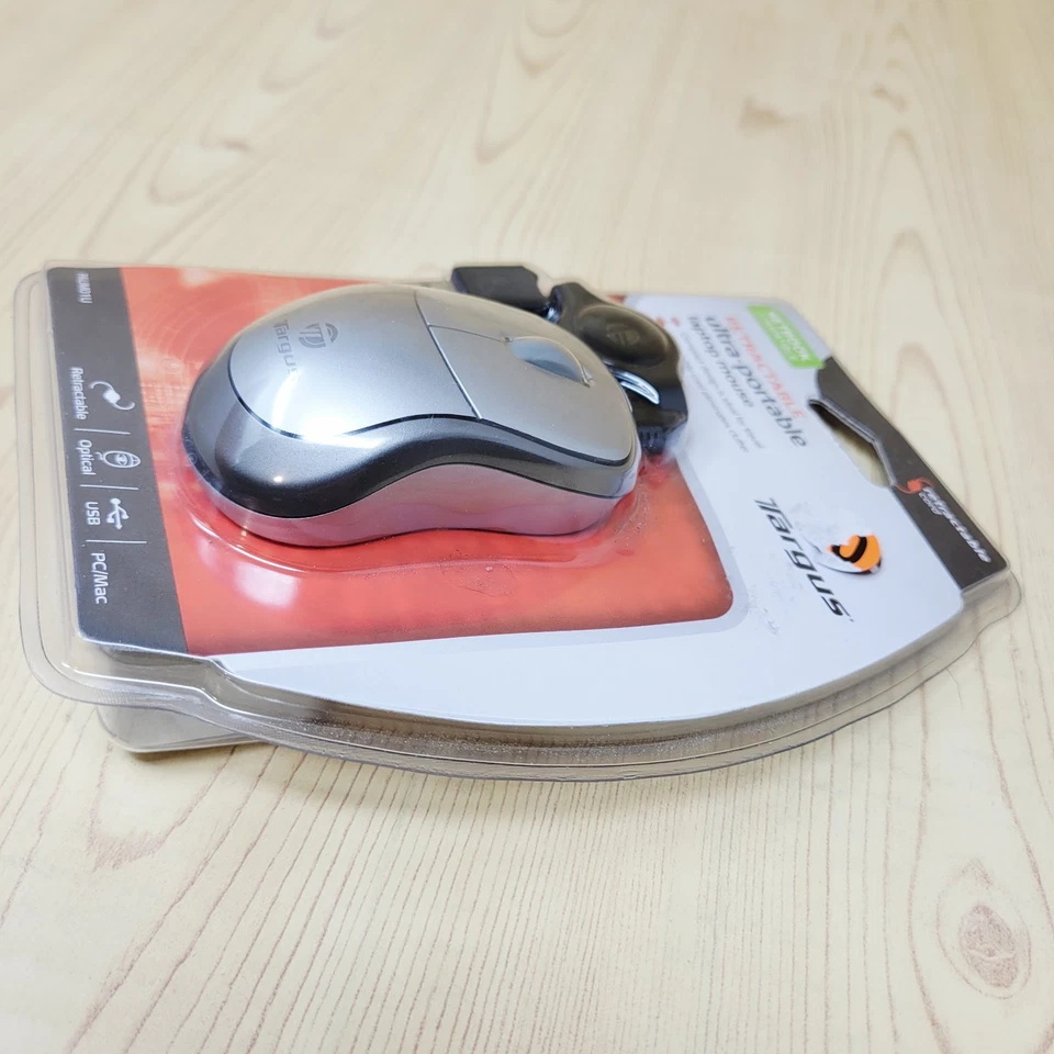 TARGUS Retractable Ultra-Portable Notebook / Laptops MOUSE PAUM01U ~ Sealed - Image 3 of 4