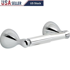 Wall Mounted Bathroom Tissue Holder Polished Chrome Zinc Die Cast Durable Design