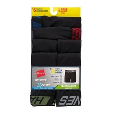 Hanes@ SPORT X-TEMP Boys’ Boxer Briefs 6 Pack "Tagless & COOL & QUICK DRYING"NEW