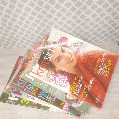 Knitting Magazines Lot of 5 KnitSimple Creative Knitting Holiday Knits etc
