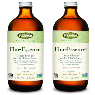 Flora Flor-Essence   Gentle Detox Liquid 17 fl.oz Each (Pack of 2)
