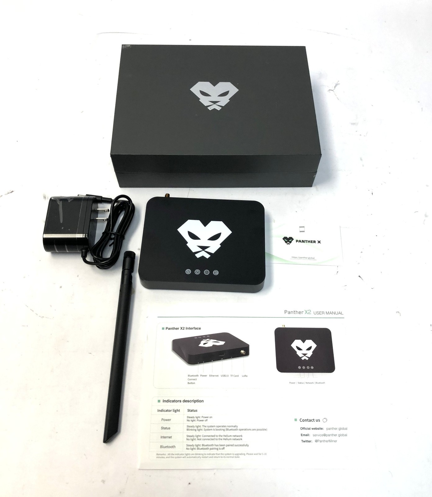 NEW Panther X2 Helium Hotspot Miner – HNT Crypto LoRaWAN Gateway