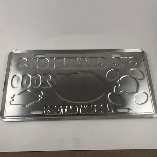 Florida Gators Vanity License Plate Sec Champions 2000 - Picture 2 of 5