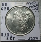Gem/Bu/Pl/ 1883 0 / Morgan Dollar