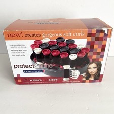 Remington Protect Shine 20 Velvet Hot Rollers Curlers Clips KF 20i Yr 2007 EUC