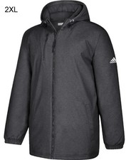 ADIDAS Mens Game Built Heavyweight Jacket BV3956 2XL XXL Black New