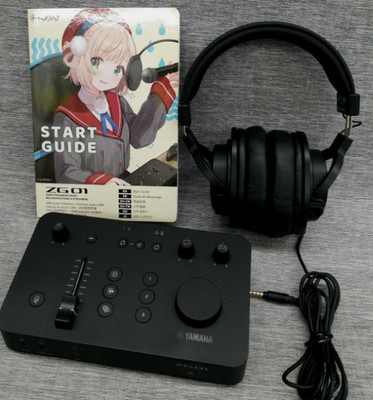 Yamaha ZG01 PACK Game Streaming USB Audio Interface with YH-G01 Headset Set