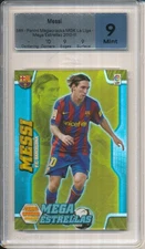 CARD #389 MESSI FC BARCELONA PANINI MGK STARS LEAGUE 2010 MTG NO PSA 9 Mint