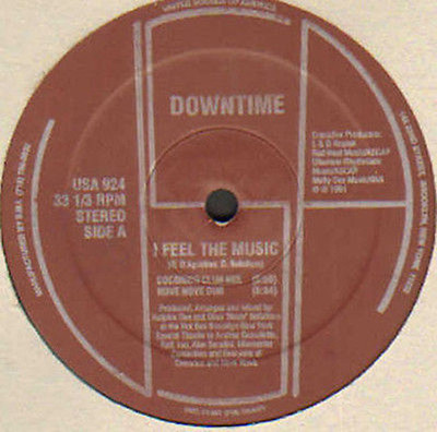 DOWNTIME - I Feel The Music / Tired Of Trying - 1991 United Klingt Of AMERICA
