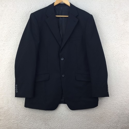 Donitz Premium Luxury Design Black Wool Blend Blazer Jacket Men Size UK 40R - 第 1/11 張圖片