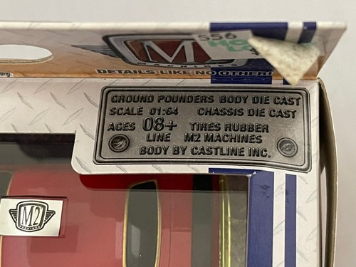 M2 Machines Ground Pounders 1970 Dodge Challenger R/T 383 R15 Chase - Picture 8 of 10