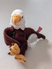 Reegle the Eagle Plush USA Flag Patriotic International Series Beanie Coke, Coc