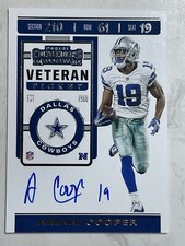 2019 Panini Contenders Amari Cooper Veteran Ticket Auto #VT-AC Cowboys