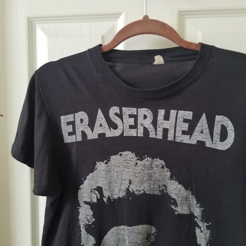 Vtg 80s Eraserhead Original Screen Stars TShirt Vtg Black Wash Lynch Lg Graphic - Picture 3 of 5