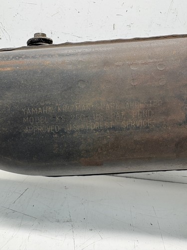 Yamaha CT175 CT3 175 Exhaust / Muffler / Silencer Assembly (1973) - Picture 11 of 13