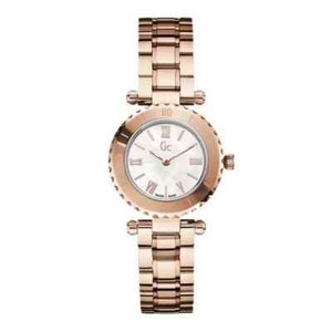 Authentic Brand GC ladies' mother of pearl rose gold-plated bracelet watch RRP £325
