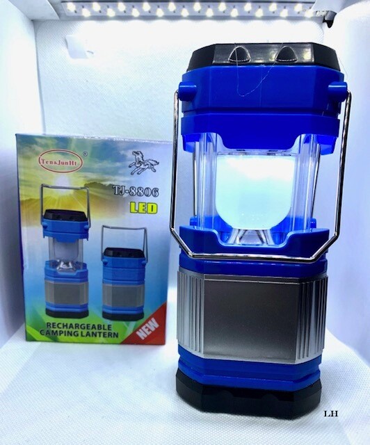 Camping Lantern Solar LED Rechargable AC DC USB for sale online