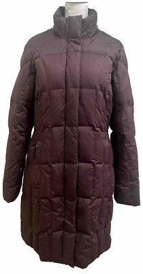 Eddie Bauer Women's Water Repellent Luna Peak Down Parka Purple Size Small Coat