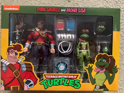 タートルズ　Mona Lisa NECA: Teenage Mutant Ninja Turtles Mona Lisa and Dirk Savage