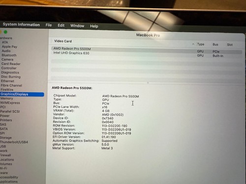 Apple MacBook Pro 16-inch 2019 i9-2.3GHz 64GB/ 1 TB AMD RADEON PRO 5500M - Afbeelding 8 van 8