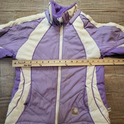 Rothschild Jacket Girls S (7/8) Purple Long Sleeve Full Zip Snow Ski Coat - Picture 6 of 8