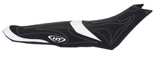 Hydro-Turf SeaDoo Seat Cover Spark 2-Up 14-20 Black Suede/Black CF/White Em