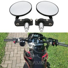 Espejo retrovisor lateral redondo de barra de 7/8" para moto Honda CRF250 450 125 150