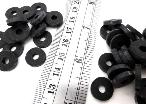 Rubber Washer Spacer 3/16" ID 1/2" OD 3/32" Thick Resists Ozone UV Durable EPDM - Picture 7 of 12