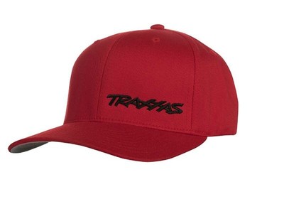 Traxxas Cap Flex Hat Curve Bill Red/Black Gr. S/M 1187-RBL-SM Basecap Base Cap