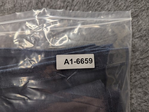 Pantalones de mezclilla Pilcro para mujer 26P azul corte bota lavado oscuro vaquera occidental boho - Imagen 15 de 15