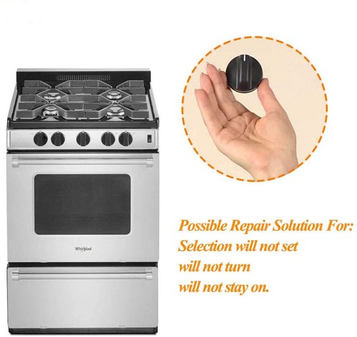 Gas Stove Control Knob 8273103 Surface Burner Knob Fits Whirlpool Roper Estate - Picture 5 of 6