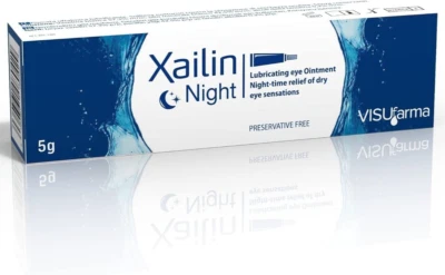 Xailin Night Lubricating Eye Ointment Tube 5g - For Vison Health