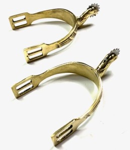 CIVIL WAR US UNION CSA OFFICER EAGLE HEAD M1859 CAVALRY HORSE BOOTS SPURS-PAIR