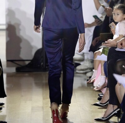$890 HUISHAN ZHANG Eliza Straight Leg Satin Pants Size 6 | eBay display picture 1