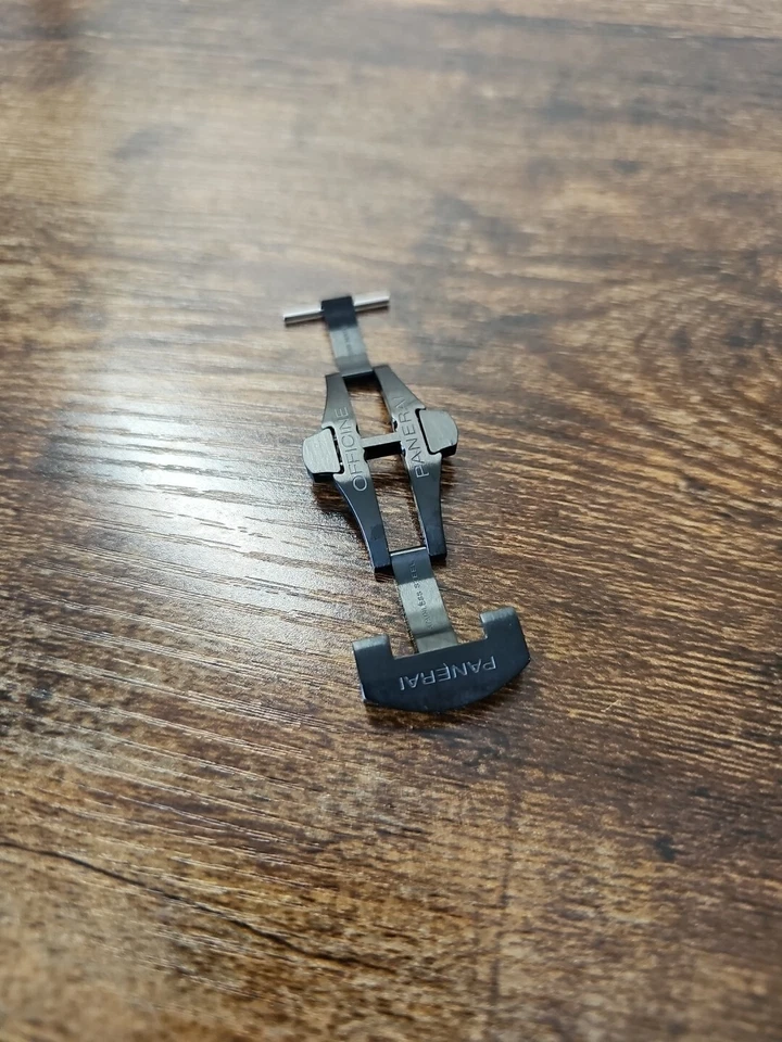 RELOJ PANERAI OEM 22MM PVD NEGRO PLEGABLE DESPLEGABLE/DESPLIEGUE HEBILLA PAV00724 Foto 3 de 4