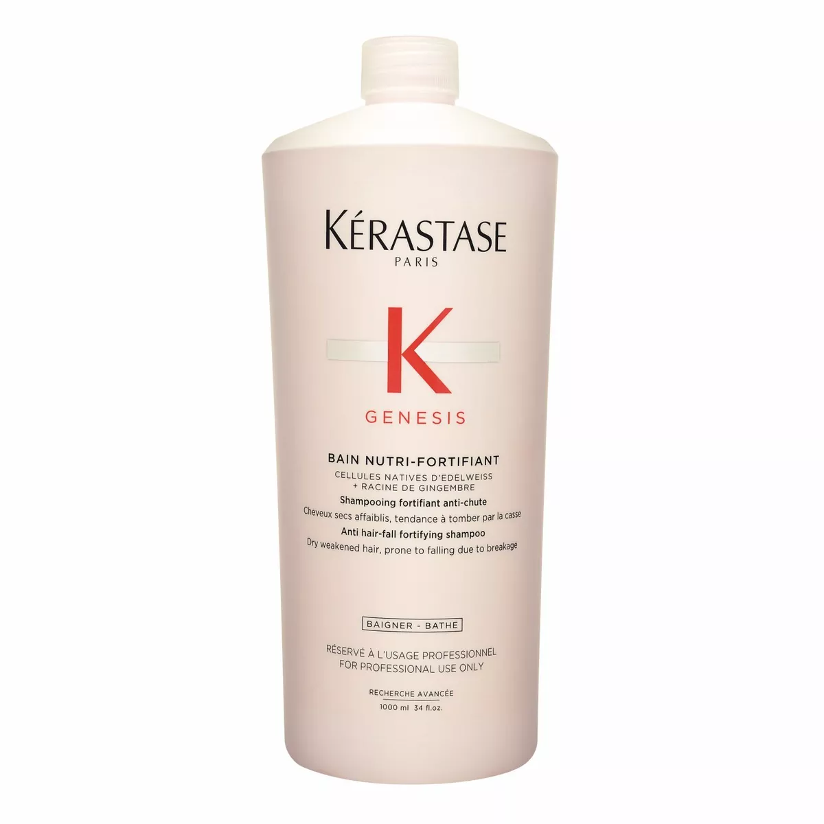 K rastase Paris Genesis Bain Nutri Fortifiant Fortifying Shampoo 1000ml 34fl.oz