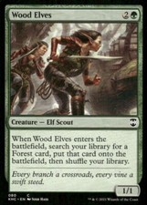 Wood Elves 080 MTG Commander Kaldheim Magic the Gathering card