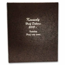 Dansco Coin Album For US Kennedy Half Dollars w/ Proofs 2012-2026 New Model 8167