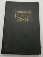 Vintage 1934 "Triumphant Service Songs" Hymnal book