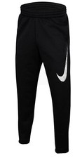 NWT Nike Therma-fit Boy's Size Medium Black Sweatpants Standard Fit Basketball