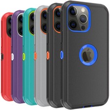 For iPhone 13 Pro Max 12 Pro Max 11 XR Phone Case Heavy Duty Shockproof Cover