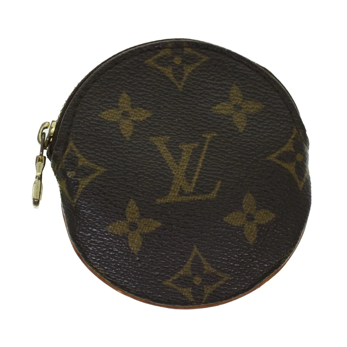 AUTHENTIC] Louis Vuitton Monogram Porte Monnaie Round Coin Case M61926