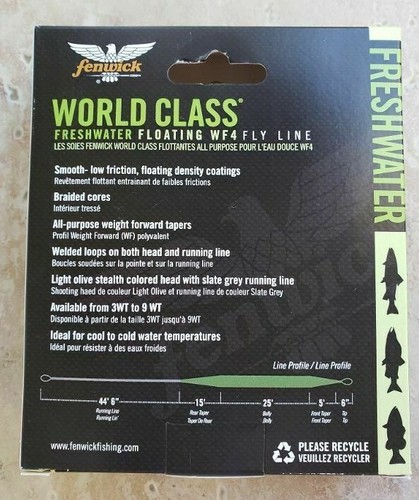 FENWICK FLY FISHING LINE WORLD CLASS:NIB FLOATING or INTERMEDIATE 3,4,5,6,7,8,9 - Picture 13 of 47