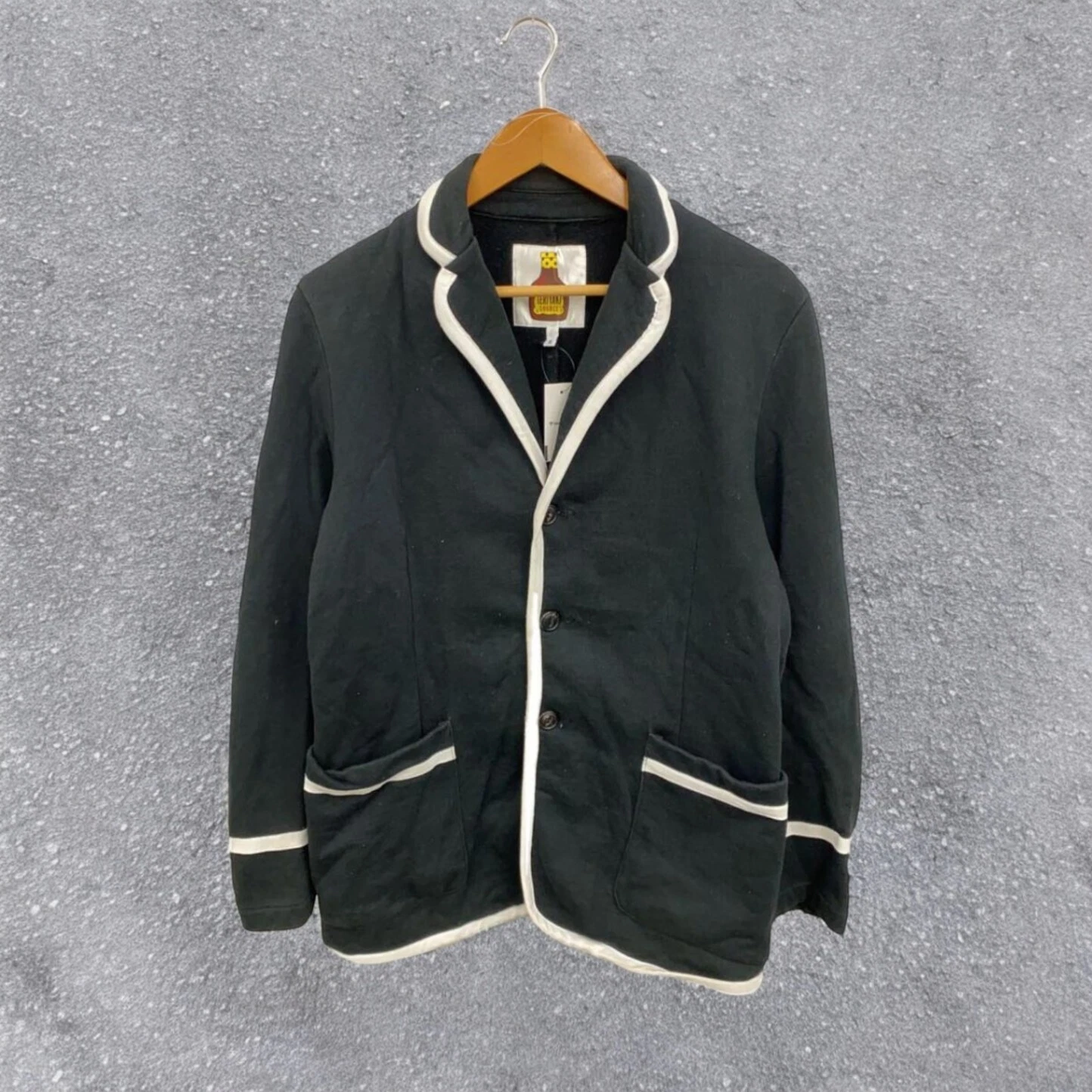 A BATHING APE (BAPE) Giacca A BATHING APE taglia S cotone nero plain uomo #DL 17B