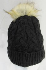 SoundBot Small Black Knit Beanie With Bluetoo...