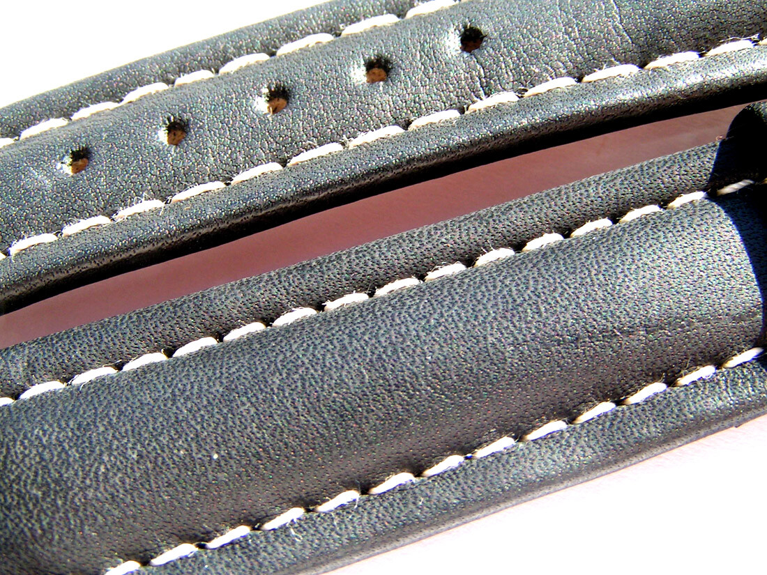 Breitling Band 621X 19mm 19/16 115/75 negra correa becerro 047-19