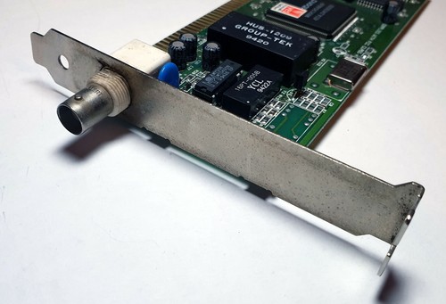 Rare Vintage Adapter Winbond W89C904AXF 10Mbps BNC Ethernet ISA Card - Picture 2 of 2