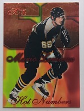 1996-97 Flair Hot Numbers Mario Lemieux Pittsburgh Penguins